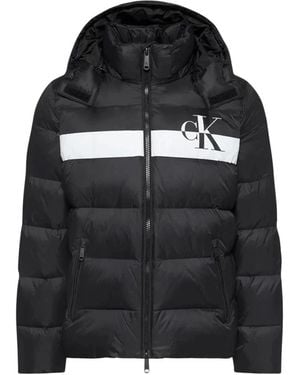 Calvin Klein Down Jassen - Zwart