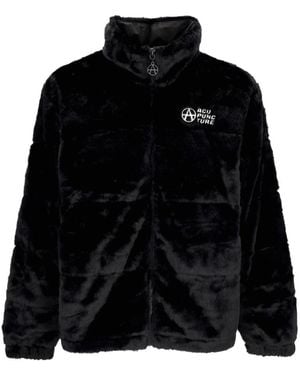 Acupuncture Faux Fur & Shearling Jackets - Black