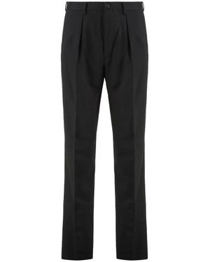 Slowear Straight Trousers - Nero