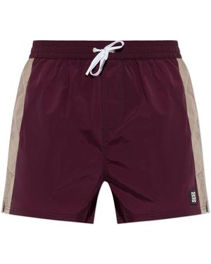 DSquared² Logo Badeshorts - Lila