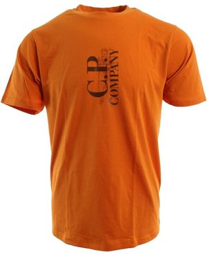 C.P. Company T-Shirts - Orange
