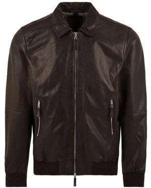 The Jack Leathers Leather Jackets - Black