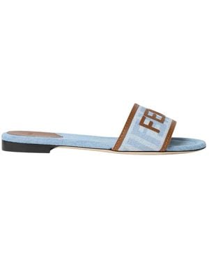 Fendi Sliders - Azul