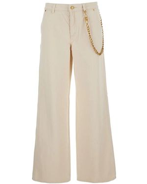 Michael Kors Wide Trousers - Neutro