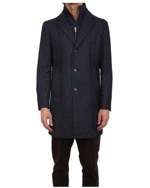 HUGO Single-Breasted Coats - Azul