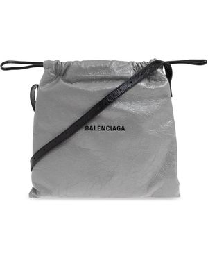 Balenciaga Tassen ,Grijs ,Leer Medium Schoudertas