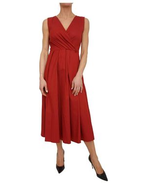 iBlues Wrap Dresses - Rouge