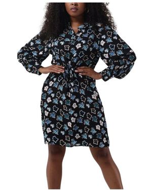 Pom Schwarzes Mini Kleid 6947