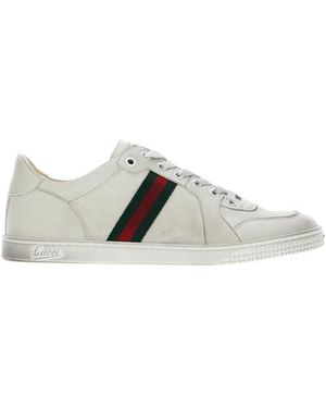 Gucci Stretch Low-Top Sneaker - Mettallic