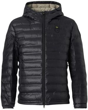 Blauer Winter Jackets - Negro