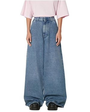 Ambush Gerades Jeans - Blau