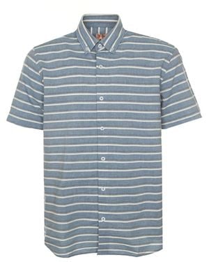 Armor Lux Short Sleeve Shirts - Bleu