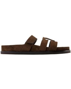 Tory Burch Sliders - Brown