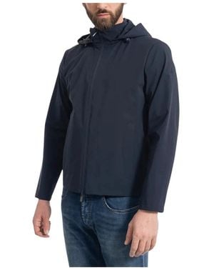 Heskimo Jassen ,Blauw ,Polyester Giubbotto Con Cappuccio Staccabile