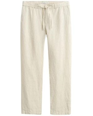 GANT Straight Pants - Natural