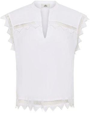 Karen By Simonsen Sleeveless Tops - Wit