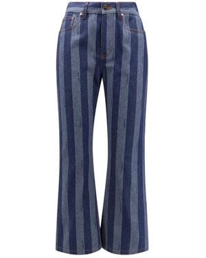 Fendi Wide Trousers - Blue