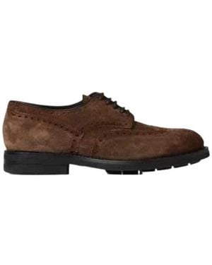 Santoni Laced Shoes - Marron