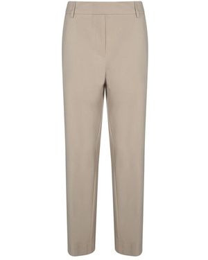 Blanca Vita Straight Trousers - Natural