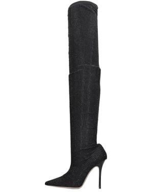 Gedebe Over-Knee Boots - Nero