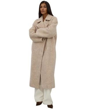 ESTRO Belted Coats - Natural
