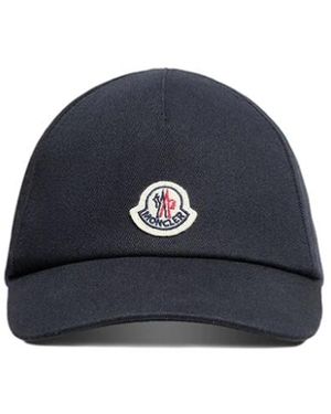 Moncler Gabardine Baseball Cap - Blauw