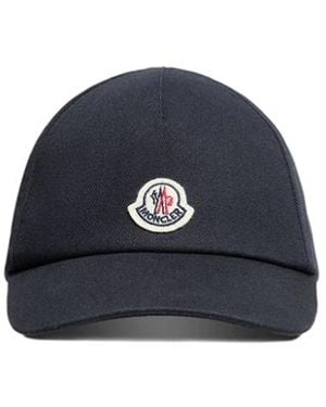 Moncler Gabardine Baseball Cap - Blau