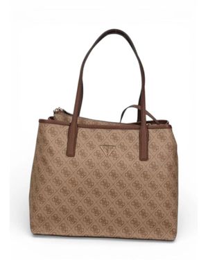 Guess Tote Bags - Marrone