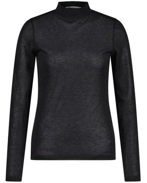 DRYKORN Glitzernder Rollkragen Langarmshirt - Schwarz