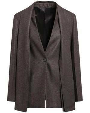TOTEME Blazer Mit Schalkragen Und Schal - Braun