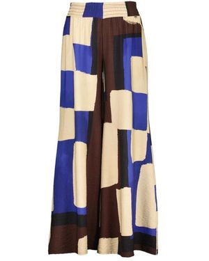 Amélie & Amélie Wide Trousers - Blu