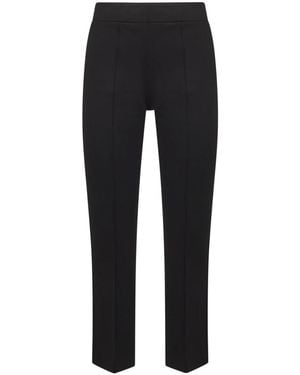 Blanca Vita Slim-Fit Trousers - Black