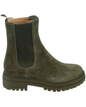 Gianvito Rossi Schoenen ,Groen ,Chelsea Boots