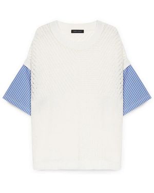 FIORELLA RUBINO Round-Neck Knitwear - Bleu