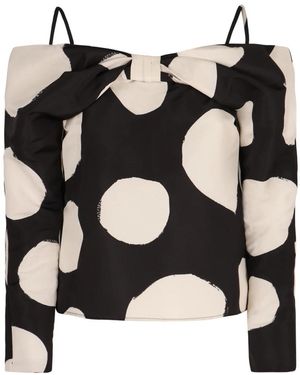Nina Ricci Long Sleeve T-Shirts - Black