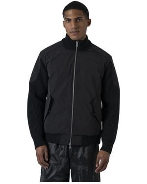 Moose Knuckles Wollmischung Steppjacke - Schwarz