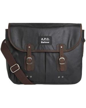 Barbour Wax Tarras Bag - Schwarz