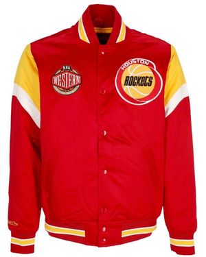 Mitchell & Ness Bomber Jackets - Red