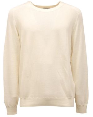Paolo Pecora Round-Neck Knitwear - Natural