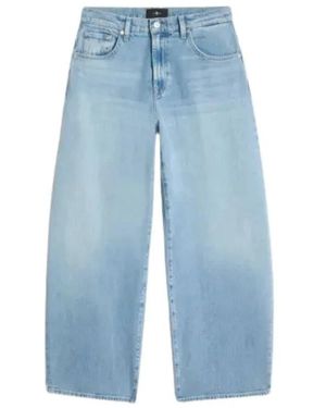7 For All Mankind Loose-Fit Jeans - Azul