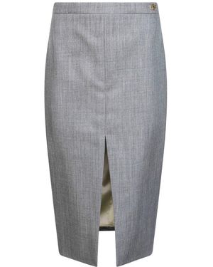 Elisabetta Franchi Pencil Skirts - Gris