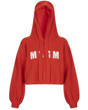 MSGM Hoodies - Rojo