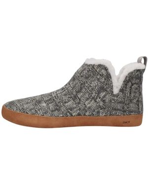 TOMS Gemütliche Graue Strickhausschuhe Lola