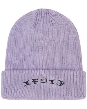Edwin Accessoires ,Paars ,Gebreide Beanie