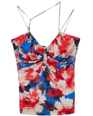 Patrizia Pepe Sleeveless Tops - Red