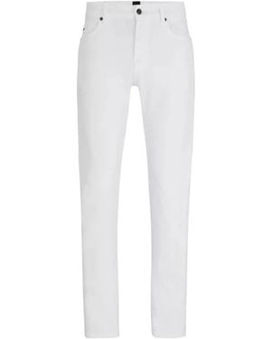BOSS Slim Fit Jeans - White