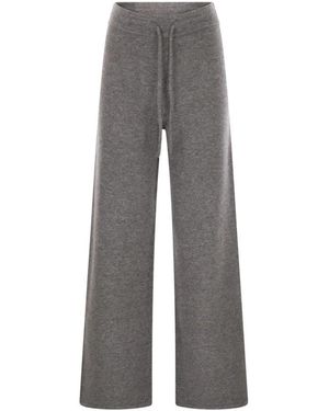 MC2 Saint Barth Wide Trousers - Grey