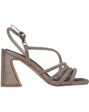 Alma En Pena. High Heel Sandals - Metallic