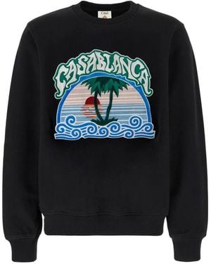 CASABLANCA Sweatshirts - Black