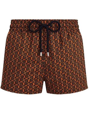 Vilebrequin Manta Short Badeshorts - Braun